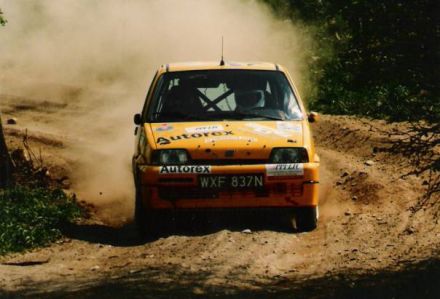 Jacek Sikora i Marek Kaczmarek - Fiat Cinquecento Sporting.